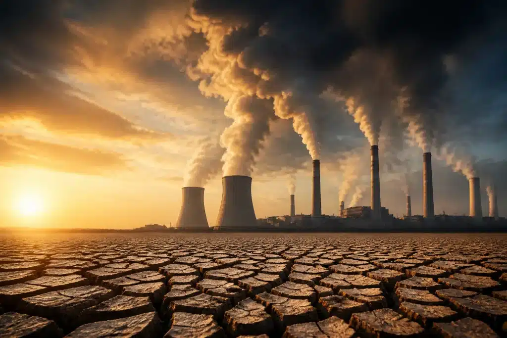Graphiques urgents montrant emissions carbone et limites securite