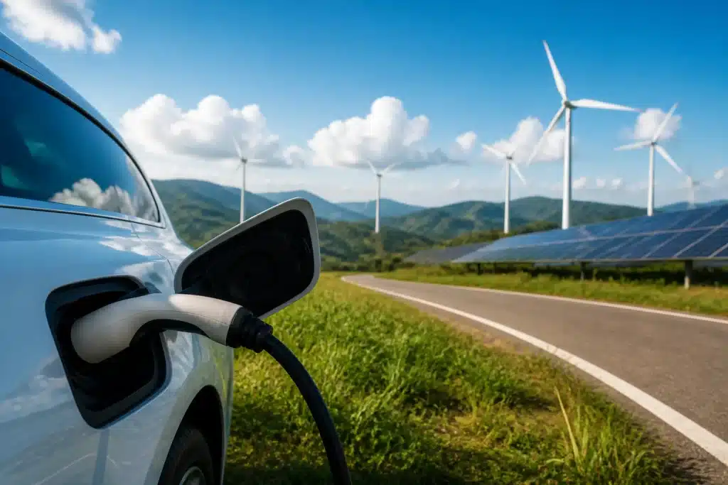 Tableau emissions vehicules electriques avec donnees scope