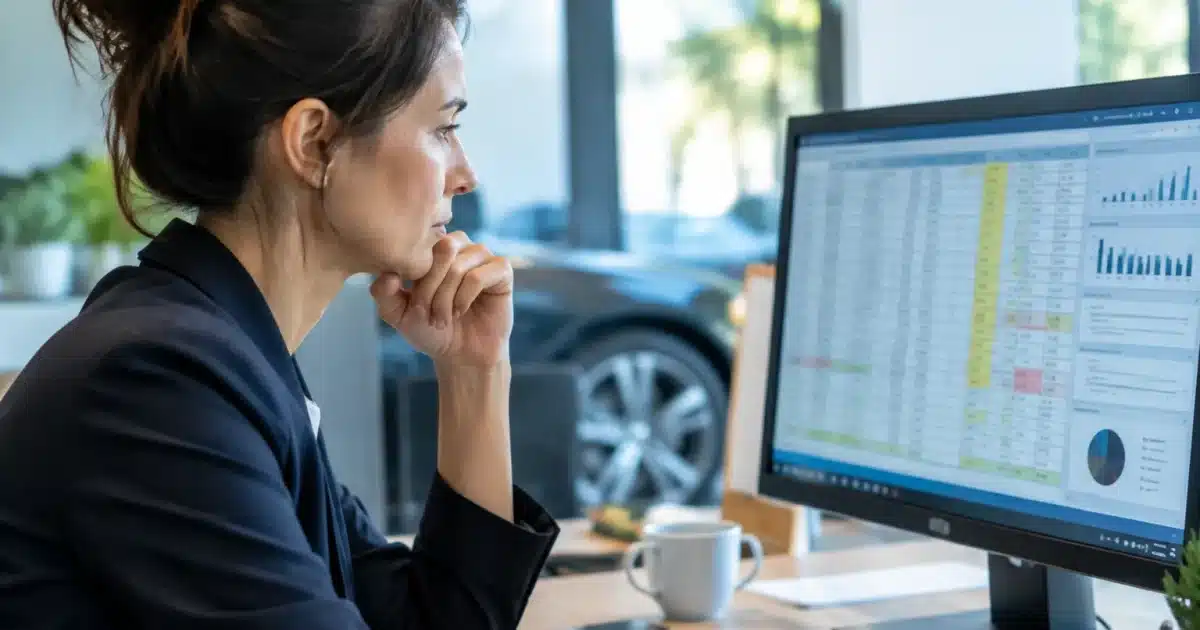 Responsable flotte automobile consultant ecran donnees incompletes