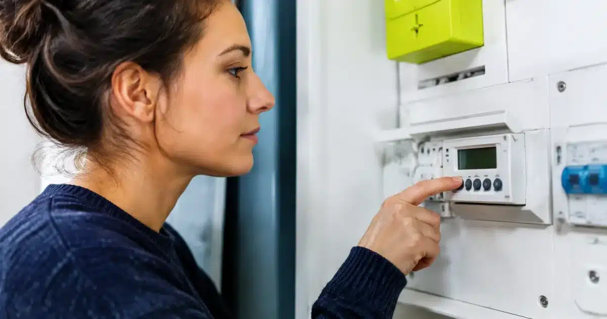 Programmateur minuterie affiche heures creuses deplacement tarif electricite
