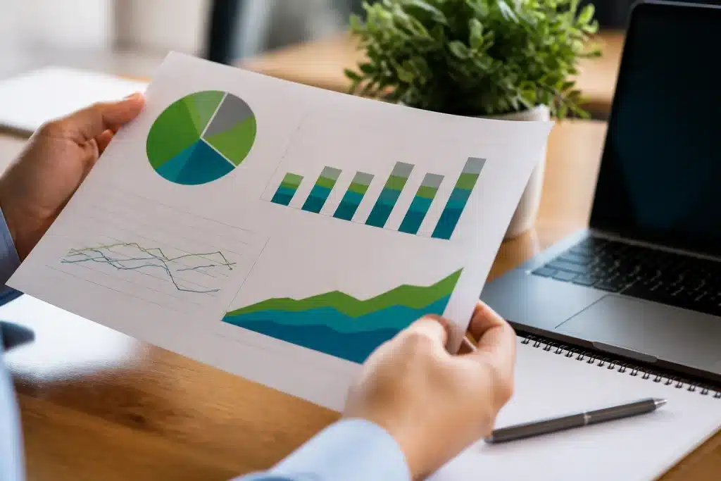 Graphiques montrant mesure emissions directes indirectes entreprise