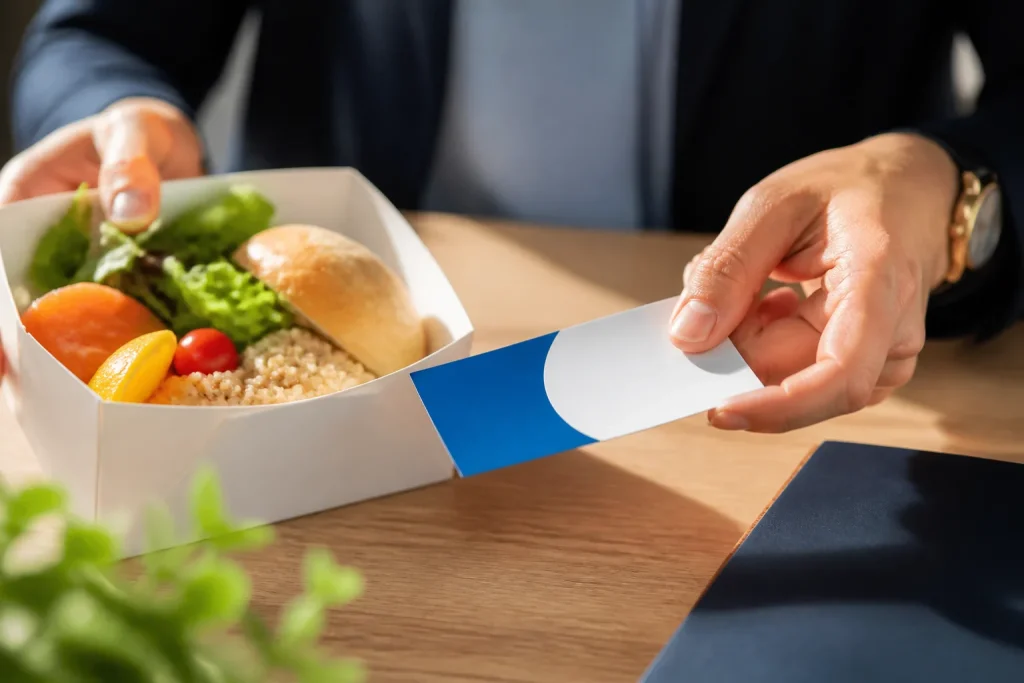 Tickets restaurant badge et contrat mutuelle employe